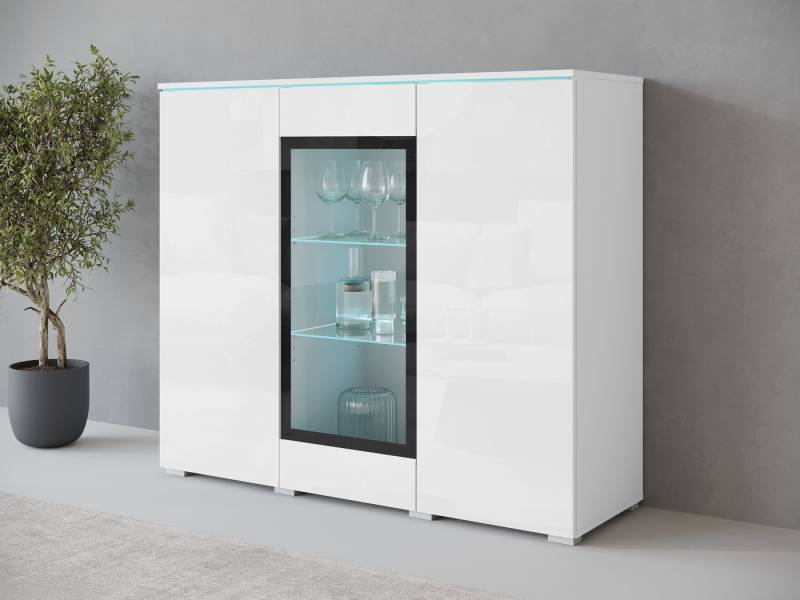 INOSIGN Highboard Vera, Highboard mit 4 Türen, 9 Fächern, verglasten Türen von INOSIGN