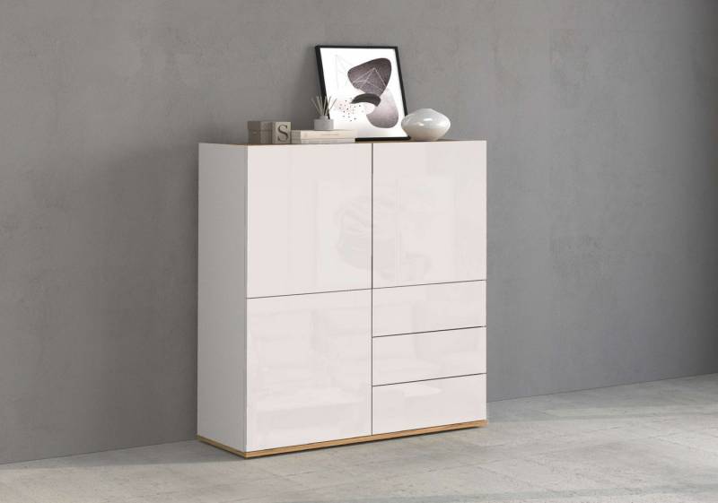 INOSIGN Highboard GARDA Highboard, Kommode, Schrank, Grifflos mit Push to Open (1 St), 3 Türen, 3 Schubladen, grifflos Breite 102 cm von INOSIGN