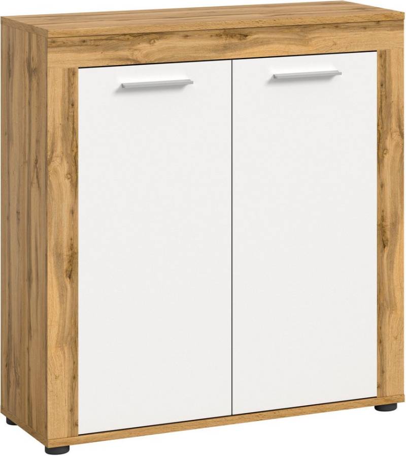 INOSIGN Highboard Aosta, Höhe 88 cm, in verschiedenen Farbausführungen, mit 2 Türen und 3 Fächern, Wohnzimmer, Kommode, Schrank von INOSIGN