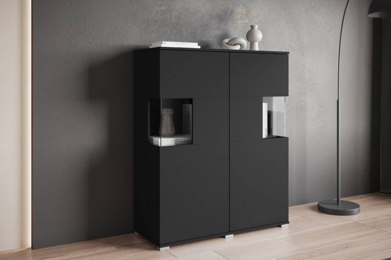 INOSIGN Highboard Kenia (1 St), Modernes Highboard mit Glastüren, Breite 100 cm von INOSIGN
