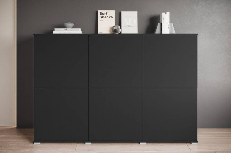 INOSIGN Highboard Kenia, moderne grifflose Hochkommode mit 6 Türen, Breite 180 cm (1 St), Push-to-Open-Fronten, höhenverstellbaren Einlegeböden von INOSIGN