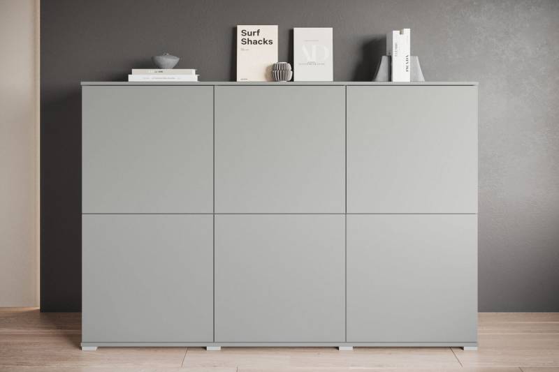 INOSIGN Highboard Kenia, moderne grifflose Hochkommode mit 6 Türen, Breite 180 cm (1 St), Push-to-Open-Fronten, höhenverstellbaren Einlegeböden von INOSIGN