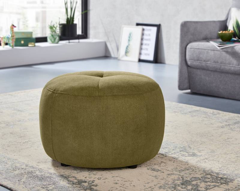 INOSIGN Hocker Lounis (Hockerprogramm V), Rundhocker in 2 Größen, "Soft clean" für leichte Reinigung mit Wasser von INOSIGN