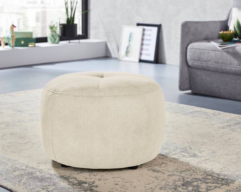 INOSIGN Hocker Lounis (Hockerprogramm V), Rundhocker in 2 Größen, "Soft clean" für leichte Reinigung mit Wasser von INOSIGN