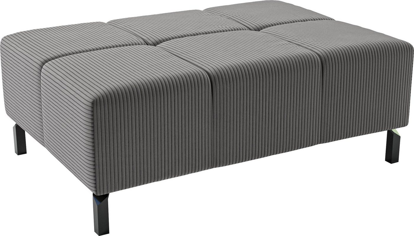 INOSIGN Hockerbank Ancona New, passend zum Ecksofa, auch in Easy care-Bezug + Cord von INOSIGN