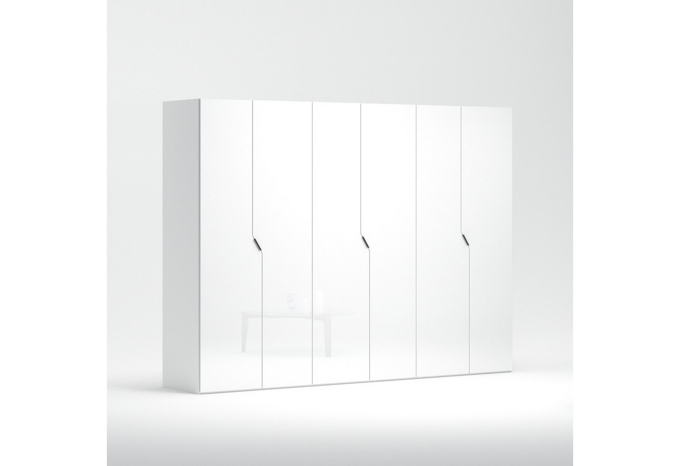 INOSIGN Kleiderschrank AMETISTA, Drehtürenschrank, designgeformten Fronten Made in Italy, hochglanz lackiert, Basisausführung, Zubehör extra von INOSIGN
