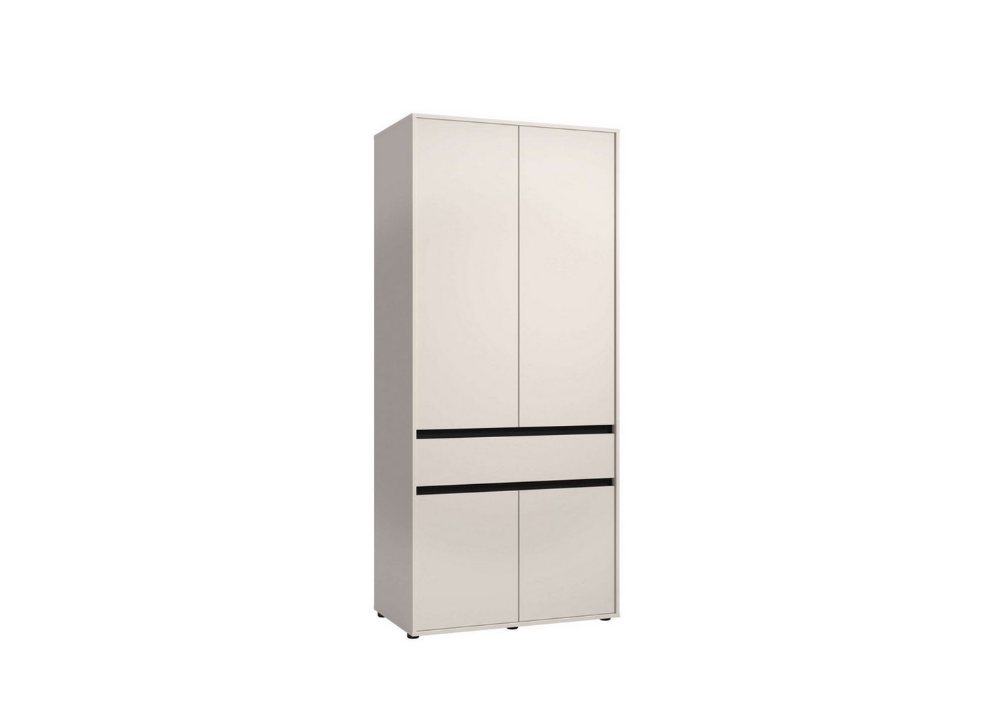 INOSIGN Kleiderschrank Corbet Schlafzimmerschrank, Drehtürenschrank, Wäscheschrank TOPSELLER 93 cm breit, Schublade, Kleiderstange, ABS schutzkanten von INOSIGN