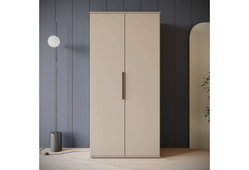 INOSIGN Kleiderschrank LAGOS Wäscheschrank, Garderobe, schwarze Griffe, Made in Europe Moderner Drehtürenschrank, FSC-zertifiziert, Schlafzimmerschrank von INOSIGN