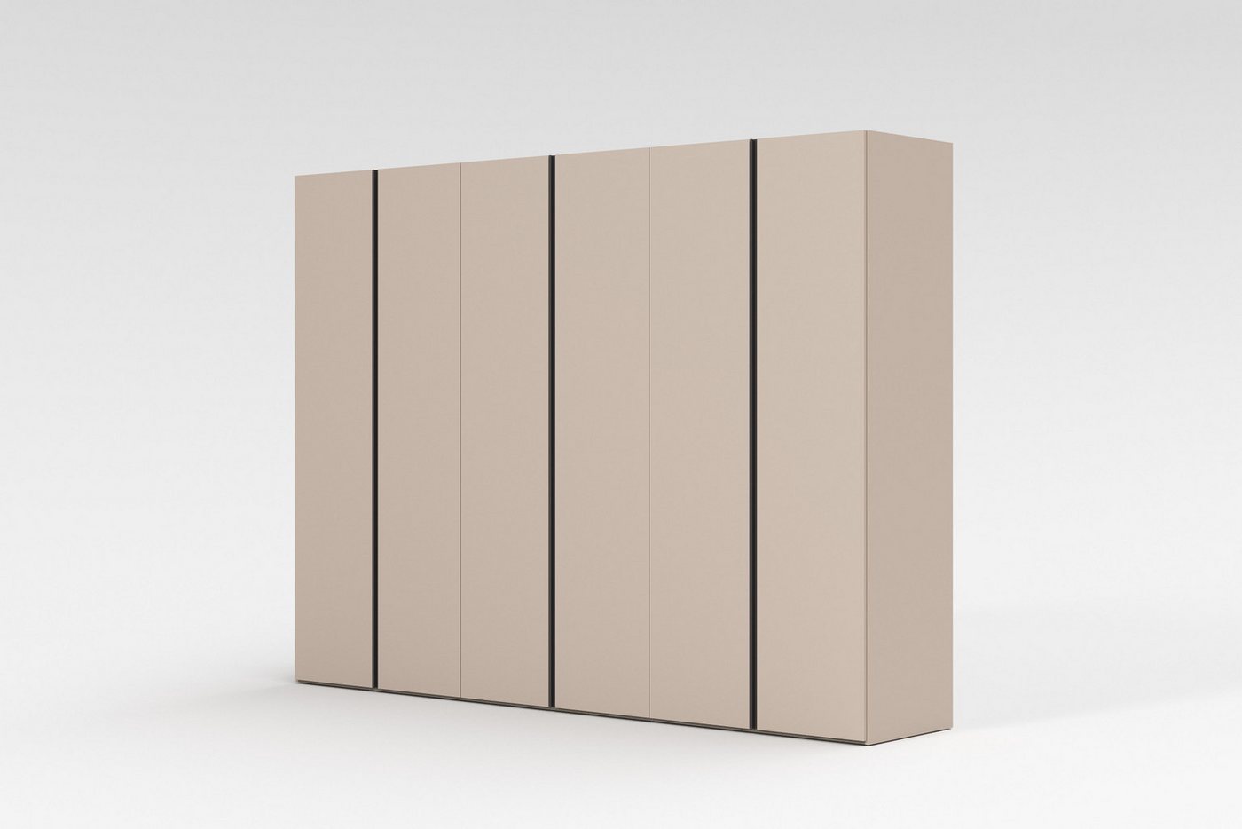 INOSIGN Kleiderschrank RUBINO, Drehtürenschrank,Schlafzimmerschrank mit hochwertigem Alugriff (1-St) Made in Italy, in Breite wählbar, Basisausführung, Zubehör extra von INOSIGN