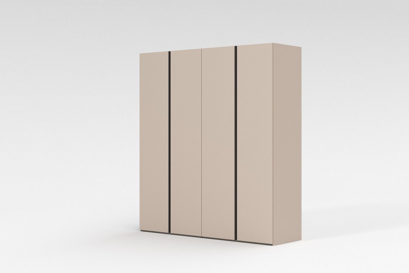 INOSIGN Kleiderschrank RUBINO, Drehtürenschrank,Schlafzimmerschrank mit hochwertigem Alugriff (1-St) Made in Italy, in Breite wählbar, Basisausführung, Zubehör extra von INOSIGN