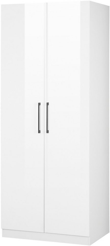 OTTO home Kleiderschrank Sylt Schlafzimmerschrank Garderobe Schrank Bestseller hochglanz Drehtürenschrank mit perfekter Innenausstattung, Breite 800cm von OTTO home