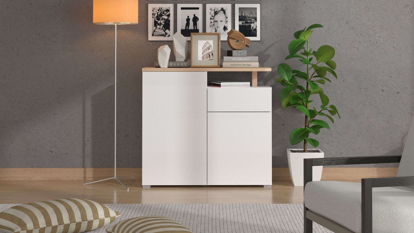 INOSIGN Kommode Aterno Sideboard, Anrichte, Breite 154 cm, mit Push-to-Open Funktion von INOSIGN