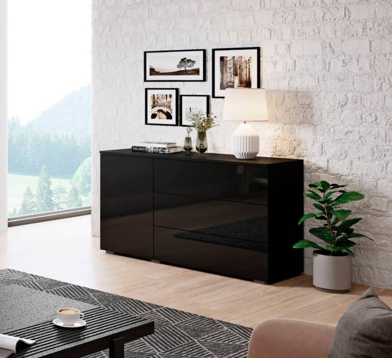 INOSIGN Sideboard PARIS (1 St), Moderne 110cm breite grifflose Kommode, vielseitig einsetzbar von INOSIGN