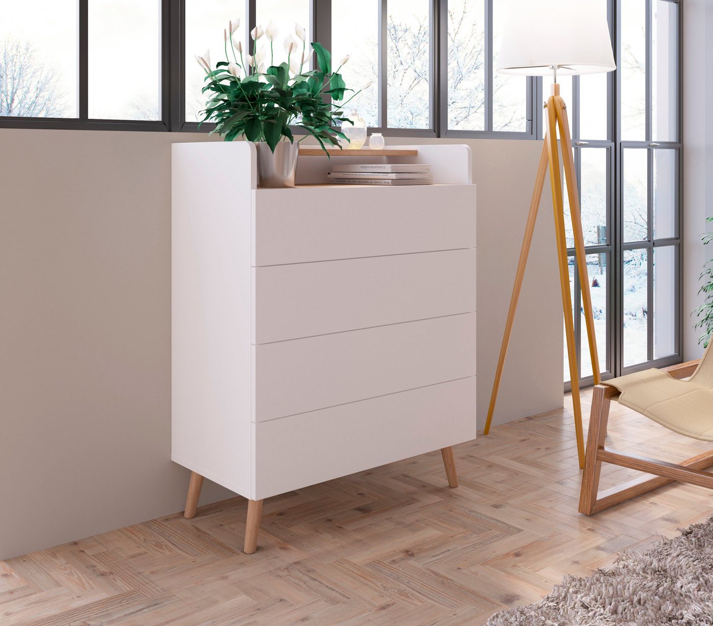 INOSIGN Kommode Scandi, Höhe 60 cm von INOSIGN