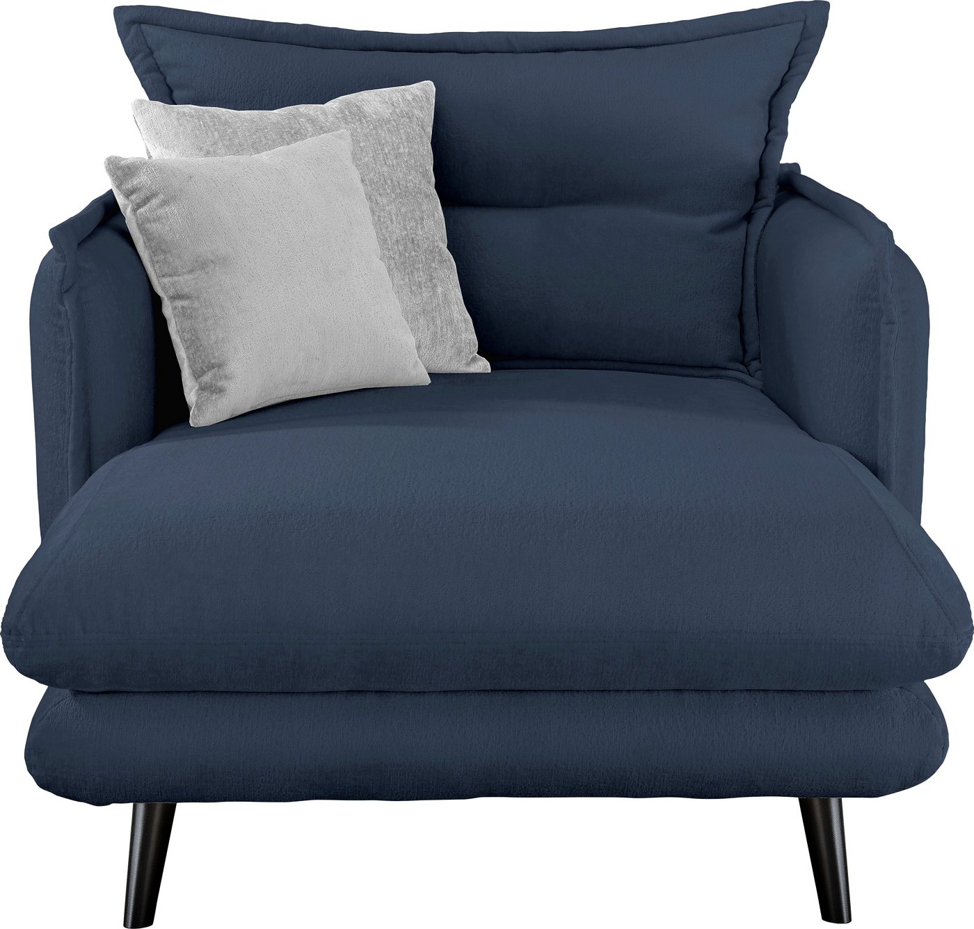 INOSIGN Loveseat Lazio, moderner Sessel mit einer bequemen Polsterung, 2 Stk. Zierkissen von INOSIGN