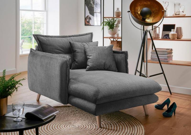 INOSIGN Loveseat Lazio, moderner Sessel mit einer bequemen Polsterung, 2 Stk. Zierkissen von INOSIGN