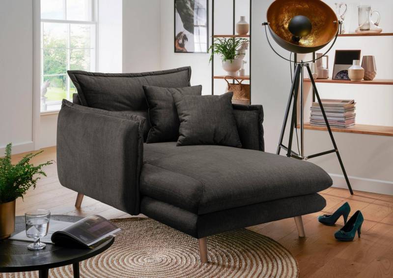 INOSIGN Loveseat Lazio, moderner Sessel mit einer bequemen Polsterung, 2 Stk. Zierkissen von INOSIGN
