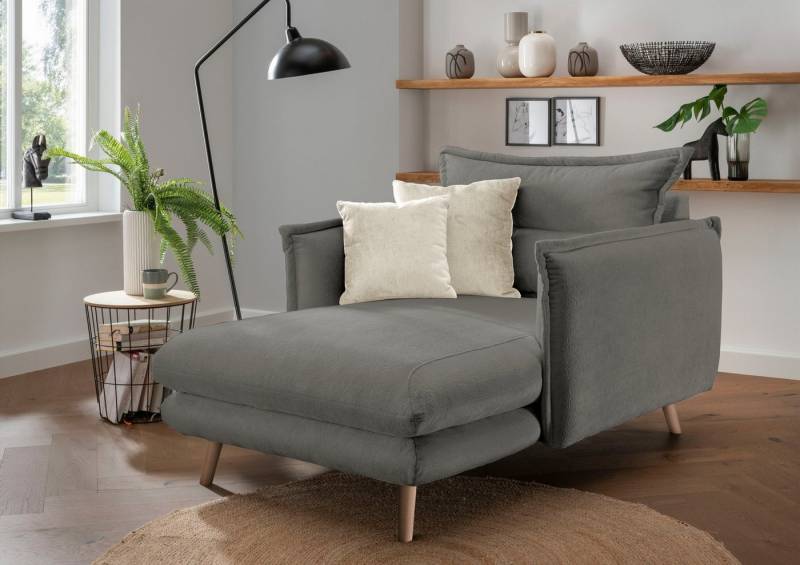 INOSIGN Loveseat Lazio, moderner Sessel mit einer bequemen Polsterung, 2 Stk. Zierkissen von INOSIGN