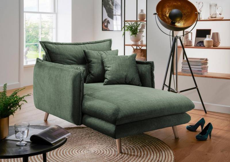 INOSIGN Loveseat Lazio, moderner Sessel mit einer bequemen Polsterung, 2 Stk. Zierkissen von INOSIGN