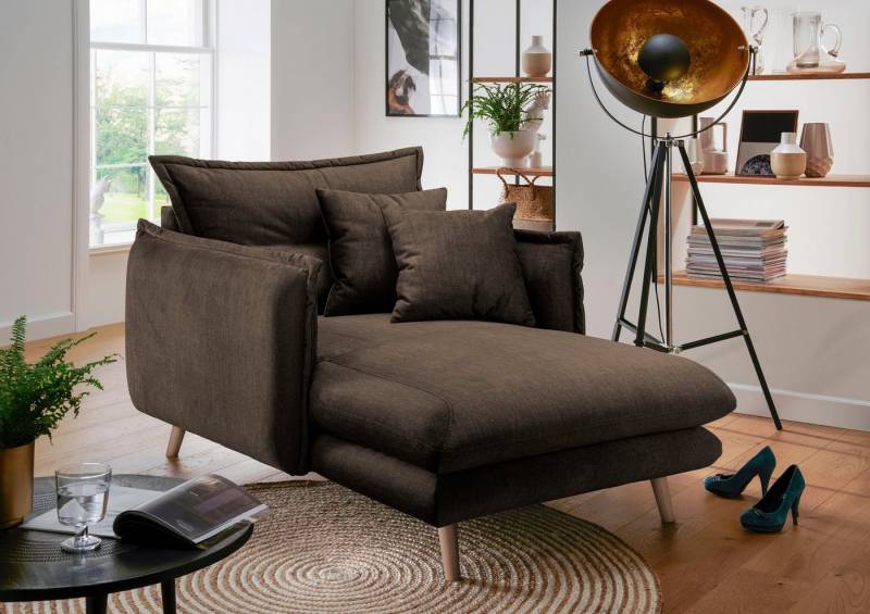 INOSIGN Loveseat Lazio, moderner Sessel mit einer bequemen Polsterung, 2 Stk. Zierkissen von INOSIGN