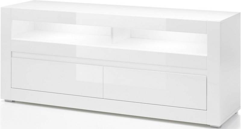 INOSIGN Lowboard Carat, Breite 150 cm, wird mit 2 Leisten geliefert (weiss und grau) INOSIGN Lowboard Carat, Breite 150 cm, wird mit 2 Leisten geliefert (weiss und grau) von INOSIGN