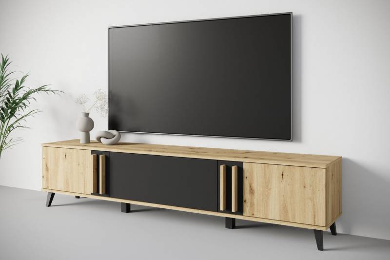 INOSIGN Lowboard Helsinki, TV-Kommode Breite 180cm (1 St), modernes Design, 3 Klapptüren von INOSIGN