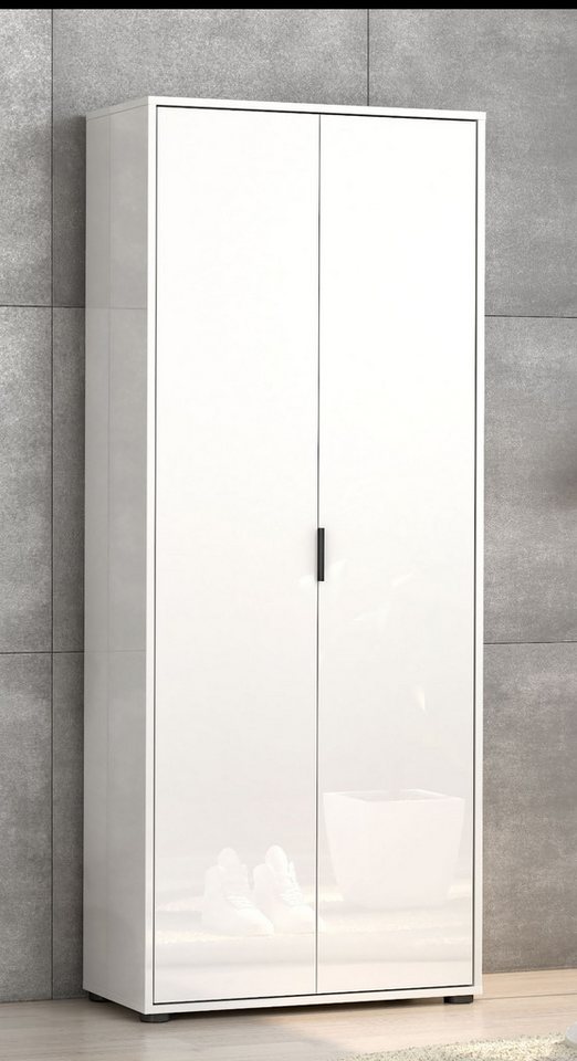 INOSIGN Mehrzweckschrank Stauraumschrank 72,5 oder 107 cm breit, 178 cm hoch (1-St) 2 Türen, 4 Einlegeböden-Schrank hochglanz lackiert von INOSIGN