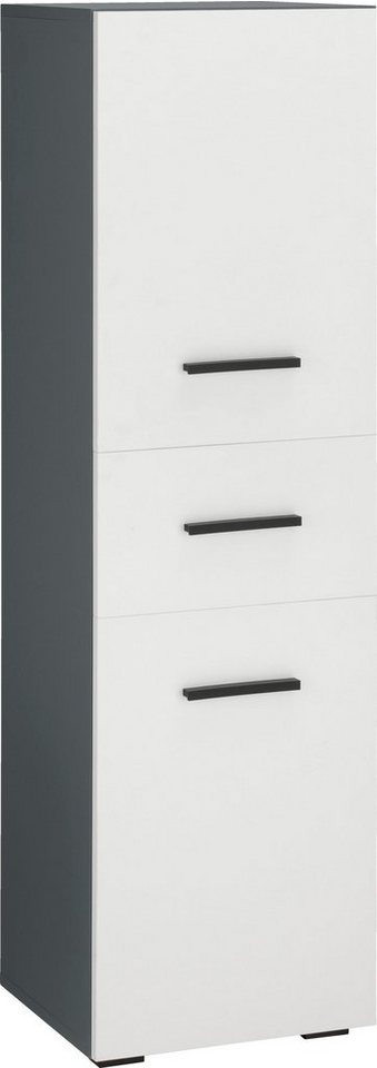 INOSIGN Midischrank Skara verstellbarer Einlegeböden hinter jeder Tür, Breite 38 cm, Höhe 130 cm von INOSIGN