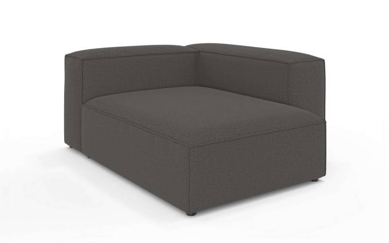 INOSIGN Ottomane XL HAILY links/rechts bestellbar, extra tief, Maße B/T/H: 130/160/72cm, als Modul oder separat verwendbar, für individuelle Zusammenstellung von INOSIGN