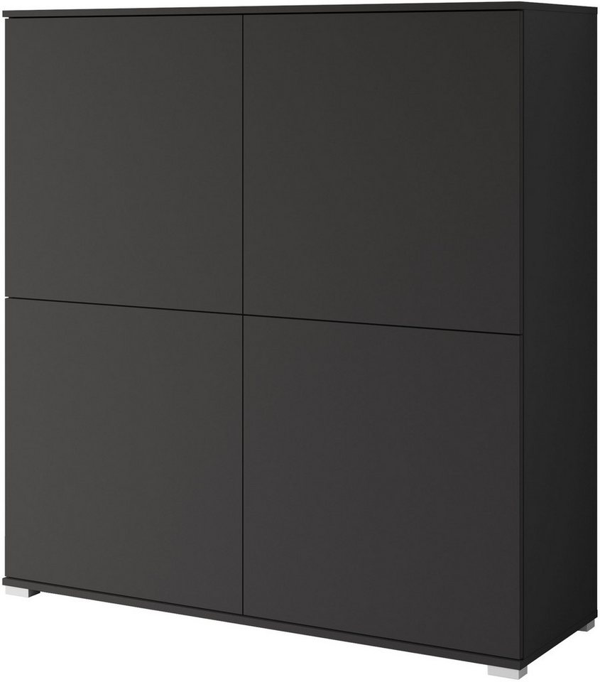 INOSIGN PC-Schrank Kenia, Sekretär, Home Office (1 St), Mit Push-to-open, Tastaturauszug und praktischem Stauraum von INOSIGN
