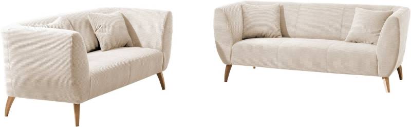 INOSIGN Polstergarnitur Colori, (Set, 2-tlg., 3-Sitzer und 2-Sitzer), auch als Loveseat erhältlich von INOSIGN