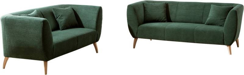 INOSIGN Polstergarnitur Colori, (Set, 2-tlg., 3-Sitzer und 2-Sitzer), auch als Loveseat erhältlich von INOSIGN