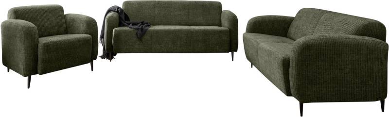 INOSIGN Polstergarnitur Marone, (Set, 3-tlg., 3-Sitzer, 2-Sitzer, Sessel), auch einzeln erhältlich von INOSIGN