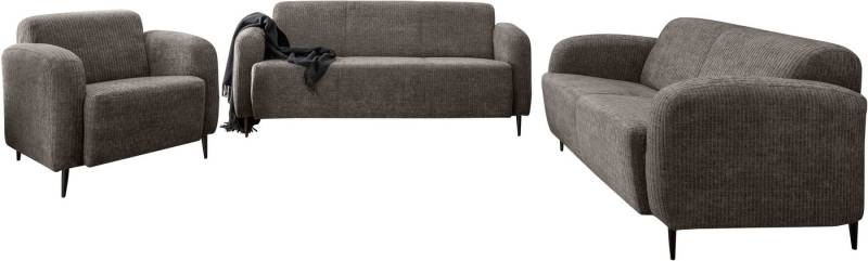 INOSIGN Polstergarnitur Marone, (Set, 3-tlg., 3-Sitzer, 2-Sitzer, Sessel), auch einzeln erhältlich von INOSIGN