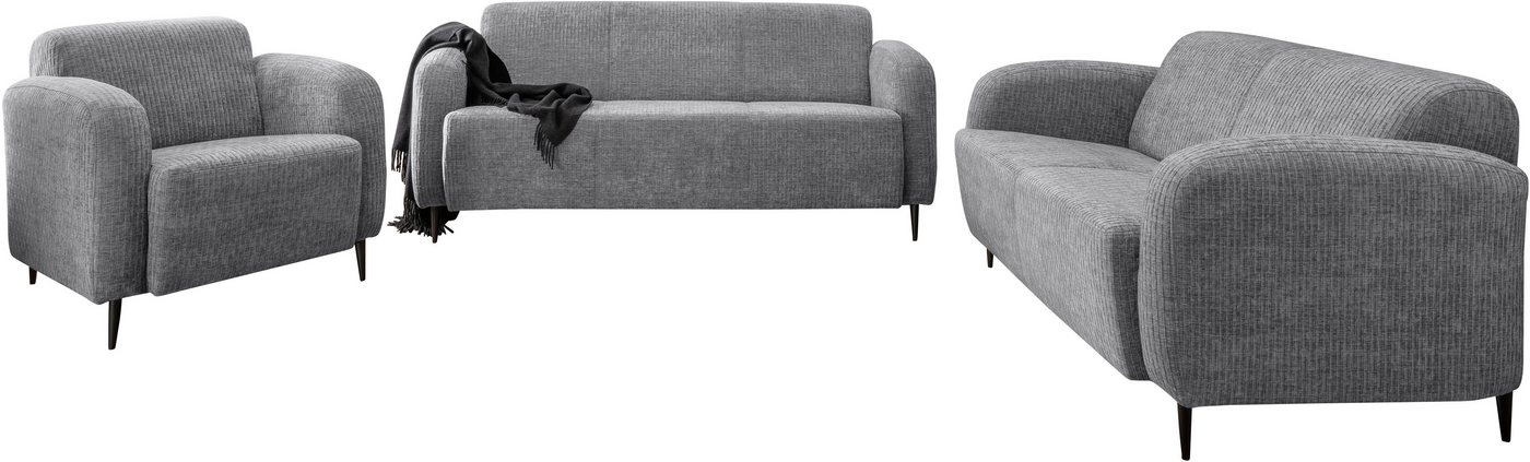 INOSIGN Polstergarnitur Marone, (Set, 3-tlg., 3-Sitzer, 2-Sitzer, Sessel), auch einzeln erhältlich von INOSIGN