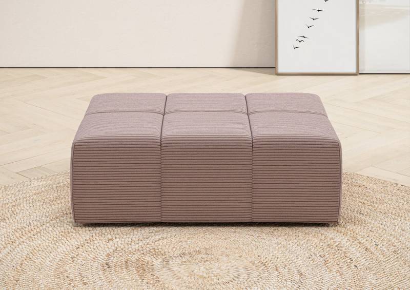 INOSIGN Polsterhocker Ancona, passend zur "Ancona"-Polsterserie, auch in Cord + Easy Care von INOSIGN