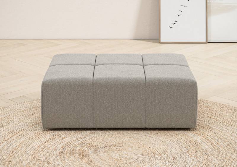 INOSIGN Polsterhocker Ancona, passend zur "Ancona"-Polsterserie, auch in Cord + Easy Care von INOSIGN
