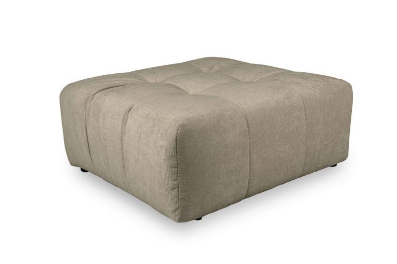 INOSIGN Polsterhocker Calmara, weicher Lounge-Sitzkomfort, bodentief, Samt oder Chenille, mit Knopfsteppung von INOSIGN