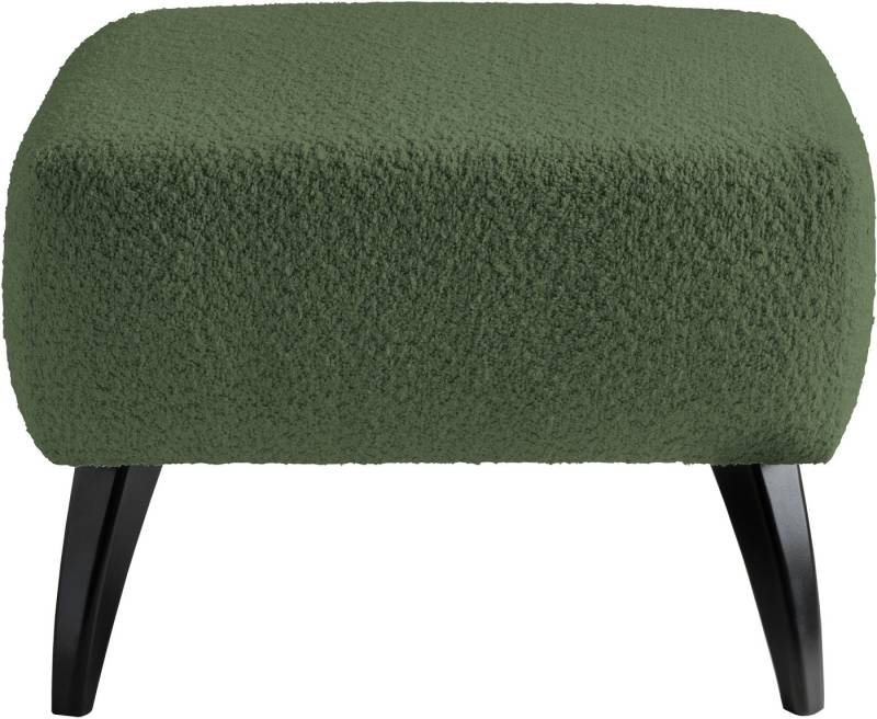 INOSIGN Polsterhocker Colori, Holzfußfarbe wählbar, verschiedene Stoffe, hochwertige Stoffqualität von INOSIGN