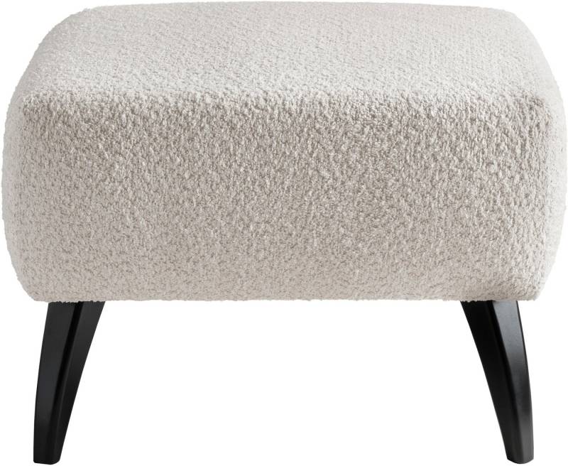 INOSIGN Polsterhocker Colori, Holzfußfarbe wählbar, verschiedene Stoffe, hochwertige Stoffqualität von INOSIGN