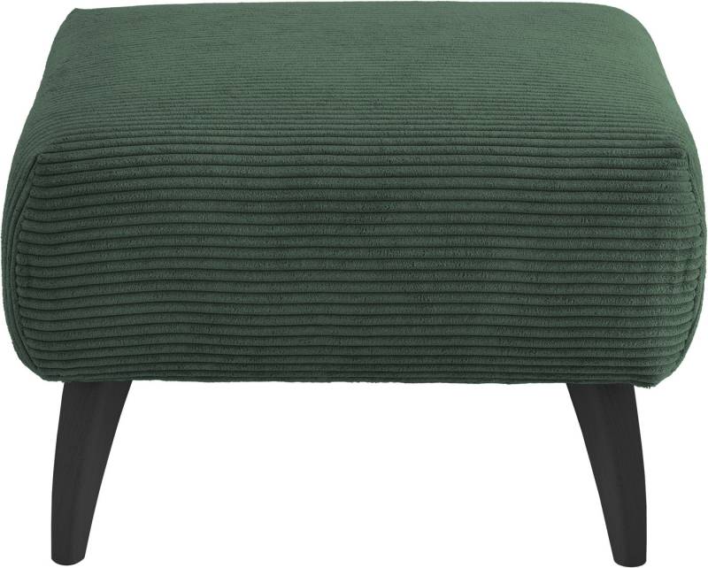 INOSIGN Polsterhocker Colori, Holzfußfarbe wählbar, verschiedene Stoffe, hochwertige Stoffqualität von INOSIGN