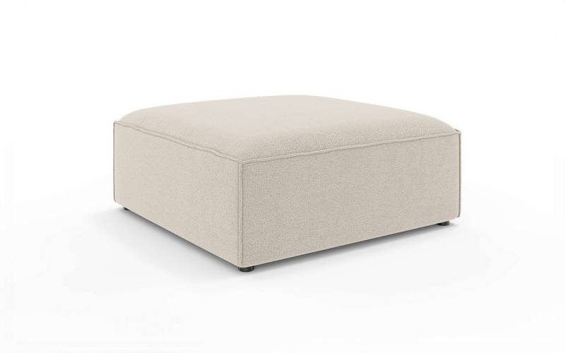 INOSIGN Polsterhocker HAILY Sitzhocker XL passend zur Serie, Maße B/T/H: 100/100/42 cm, als Modul oder separat verwendbar, für individuelle Zusammenstellung von INOSIGN