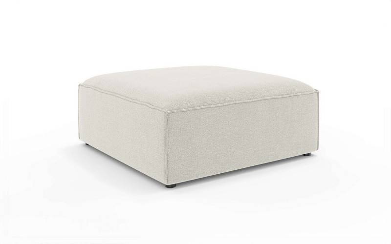 INOSIGN Polsterhocker HAILY Sitzhocker XL passend zur Serie, Maße B/T/H: 100/100/42 cm, als Modul oder separat verwendbar, für individuelle Zusammenstellung von INOSIGN