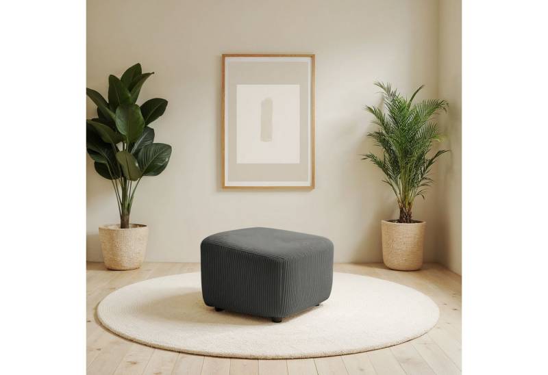 INOSIGN Polsterhocker HETTY, passender Hocker zum Drehsessel HETTY, 56 x 60 x 40 cm, (1 St), mit schrägem Sitz von INOSIGN
