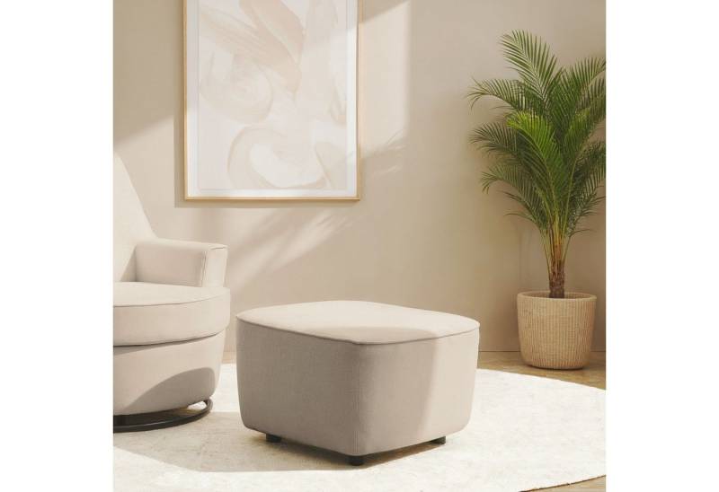 INOSIGN Polsterhocker HETTY, passender Hocker zum Drehsessel HETTY, 56 x 60 x 40 cm, (1 St), mit schrägem Sitz von INOSIGN