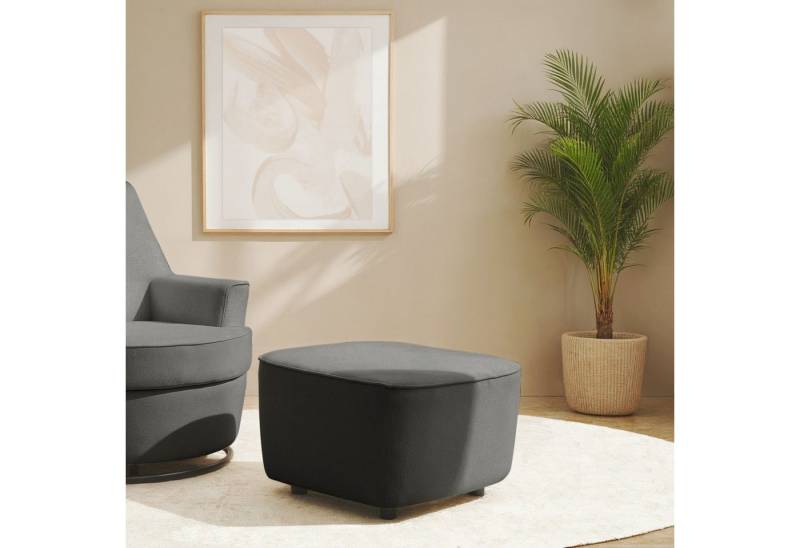 INOSIGN Polsterhocker HETTY, passender Hocker zum Drehsessel HETTY, 56 x 60 x 40 cm, (1 St), mit schrägem Sitz von INOSIGN
