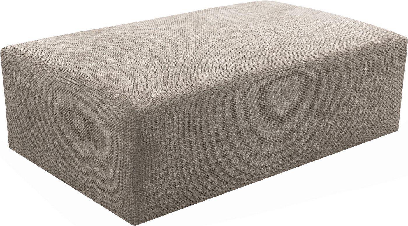 WERK2 Polsterhocker Zeus-XL, Curvy Trend Hocker mit urbaner Optik WERK2 Polsterhocker Zeus-XL, Curvy Trend Hocker mit urbaner Optik von WERK2