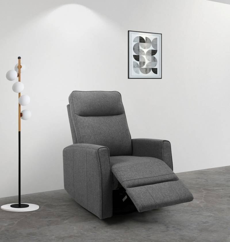 INOSIGN Relaxsessel KAYLI mit Schaukel-, Dreh und Liegefunktion, Webstoff, Federkern, Lesesessel, TV-Sessel mit Reclinerfunktion, 360° drehbar von INOSIGN