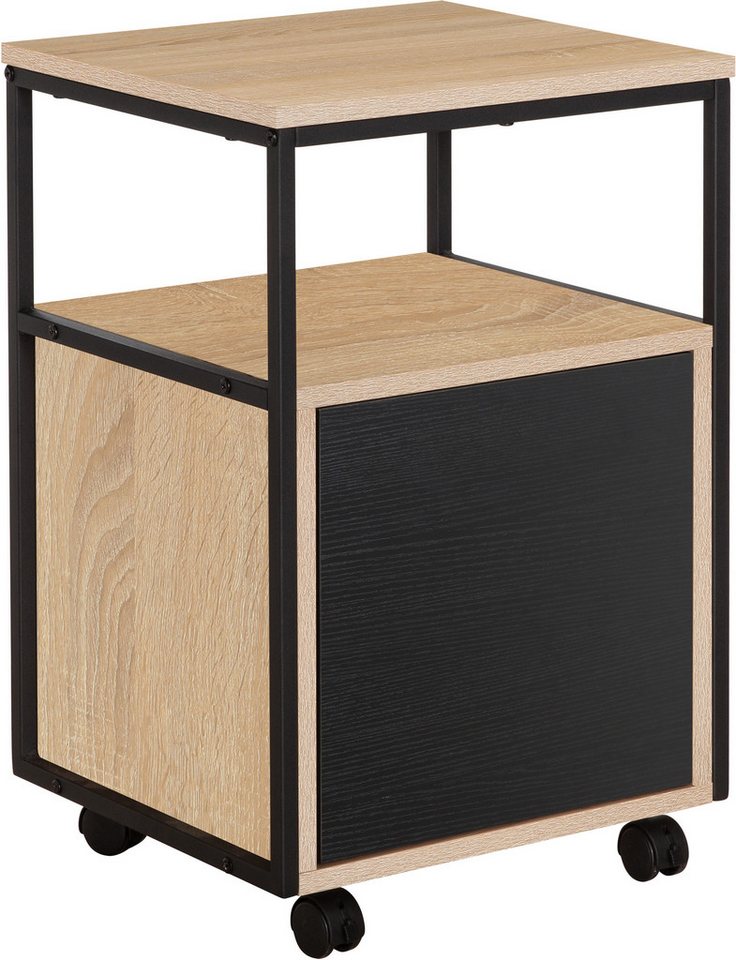 INOSIGN Rollcontainer Korpo, Metallgestell, Push-to-open, feststellbare Rollen, Breite 40 cm von INOSIGN