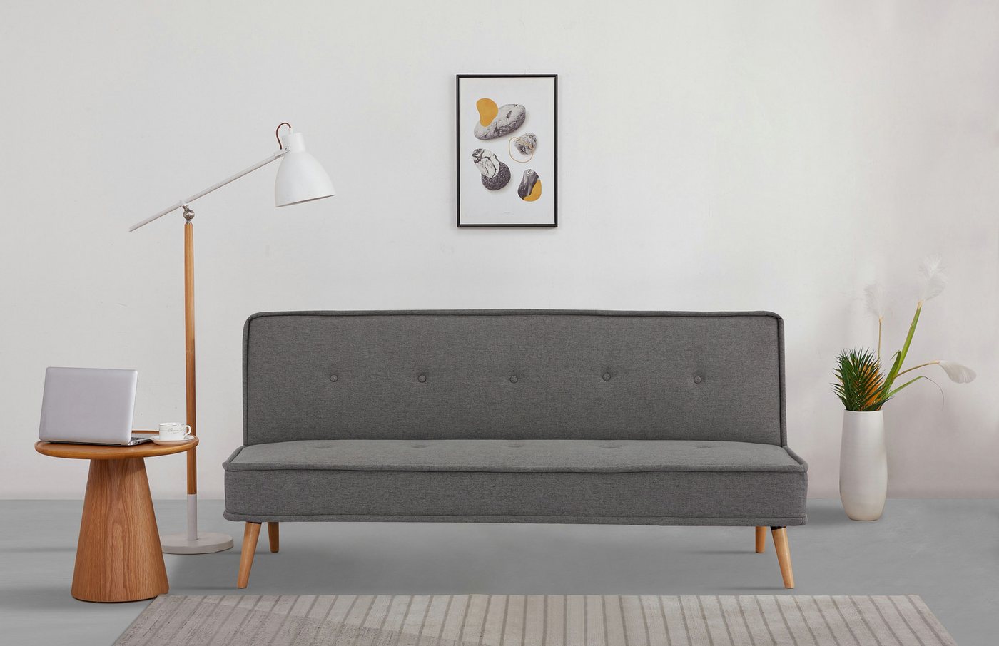 INOSIGN Schlafsofa ARBON,183cm, klappbarer 3-Sitzer mit verstellbarer Rückenlehne und, Bettfunktion, Webstoff und Kunstleder INOSIGN Schlafsofa ARBON,183cm, klappbarer 3-Sitzer mit verstellbarer Rückenlehne und, Bettfunktion, Webstoff und Kunstleder von INOSIGN